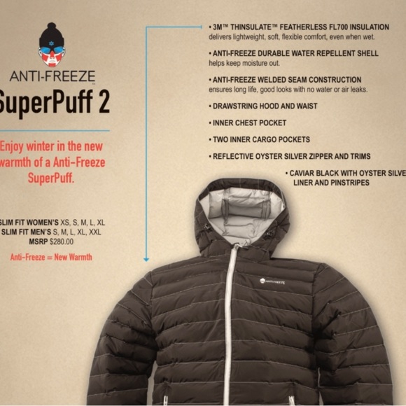 Women's super puff 2 antifreeze jacket. Brand new.  Never worn. - Picture 1 of 4